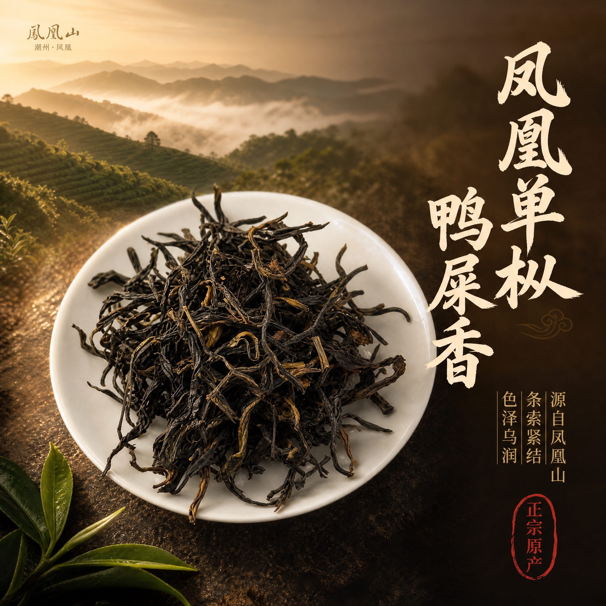 [主图-1] 凤凰单枞鸭屎香首图 突出产地溯源与品质诱惑。 [… - 图片创意预览