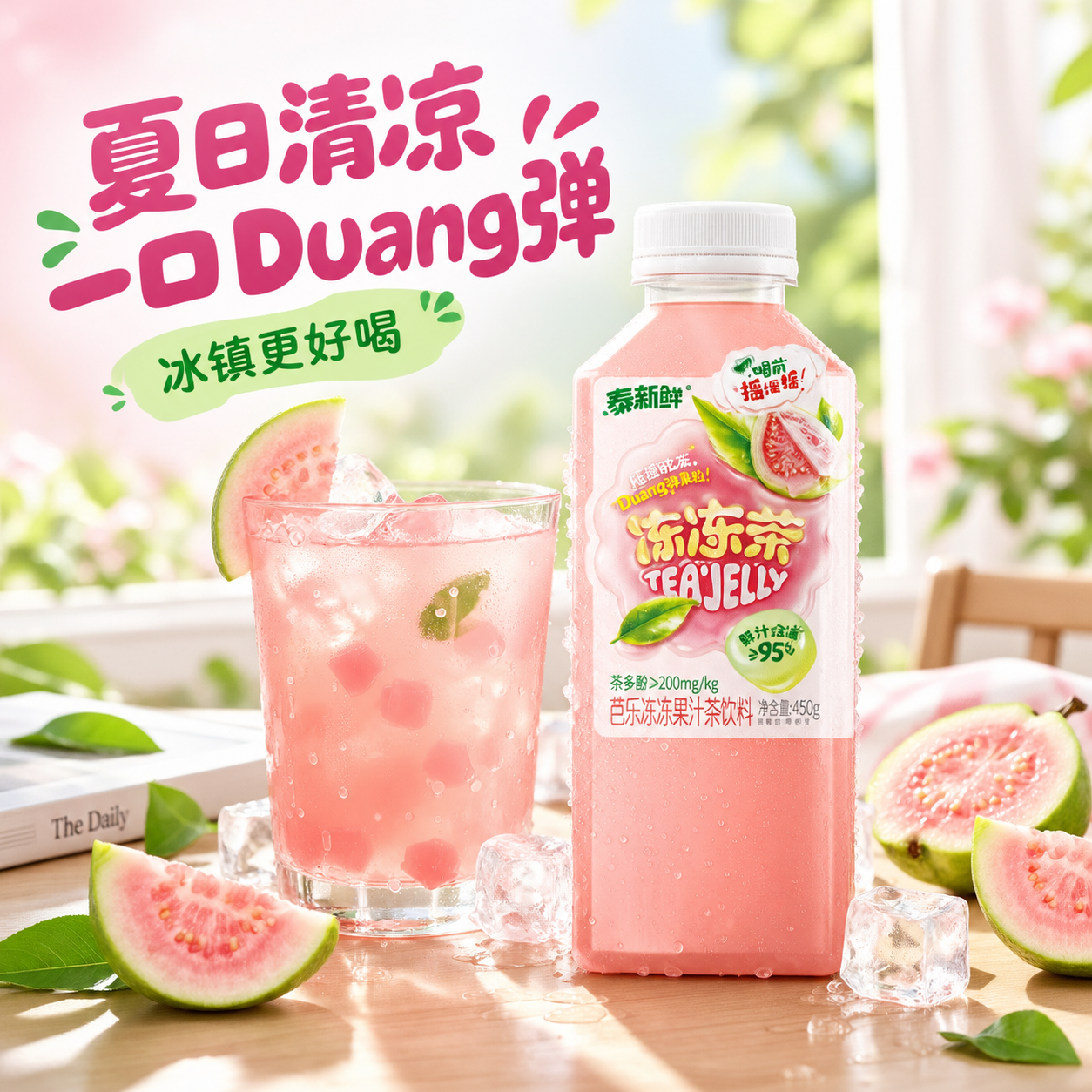[主图-4] 场景体验 夏日清凉饮用场景。 [统一基调] 整体… - 图片创意预览
