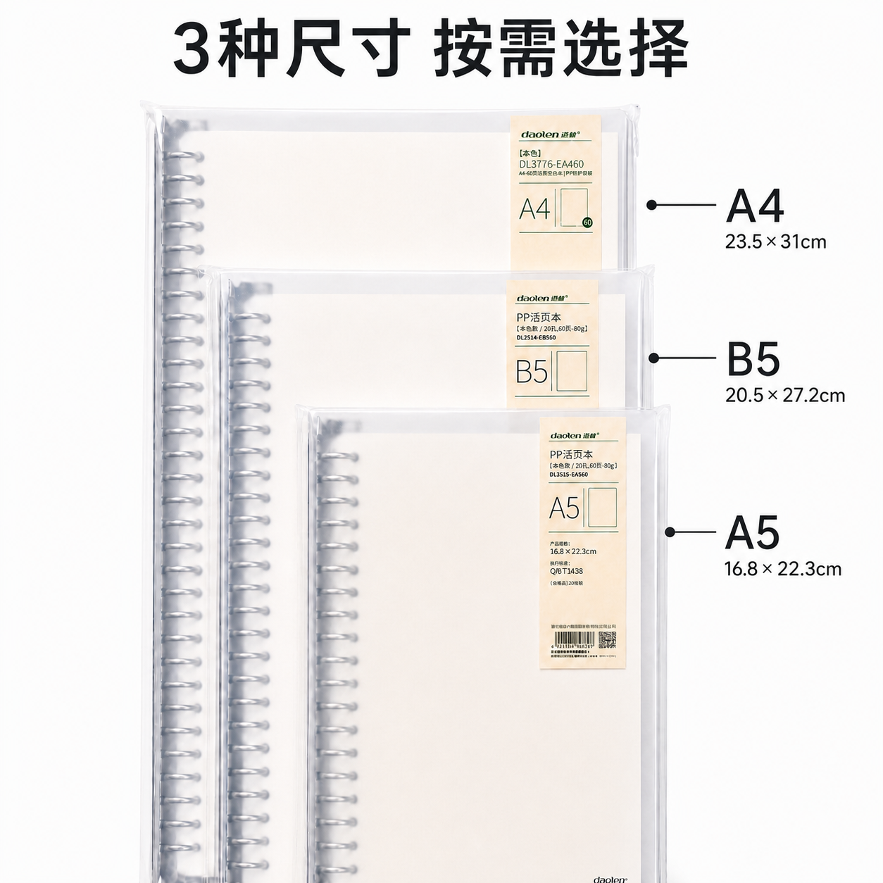 将右侧所有尺寸标注的单位修改为cm，A4标注为23.5×31c… - 图片创意预览