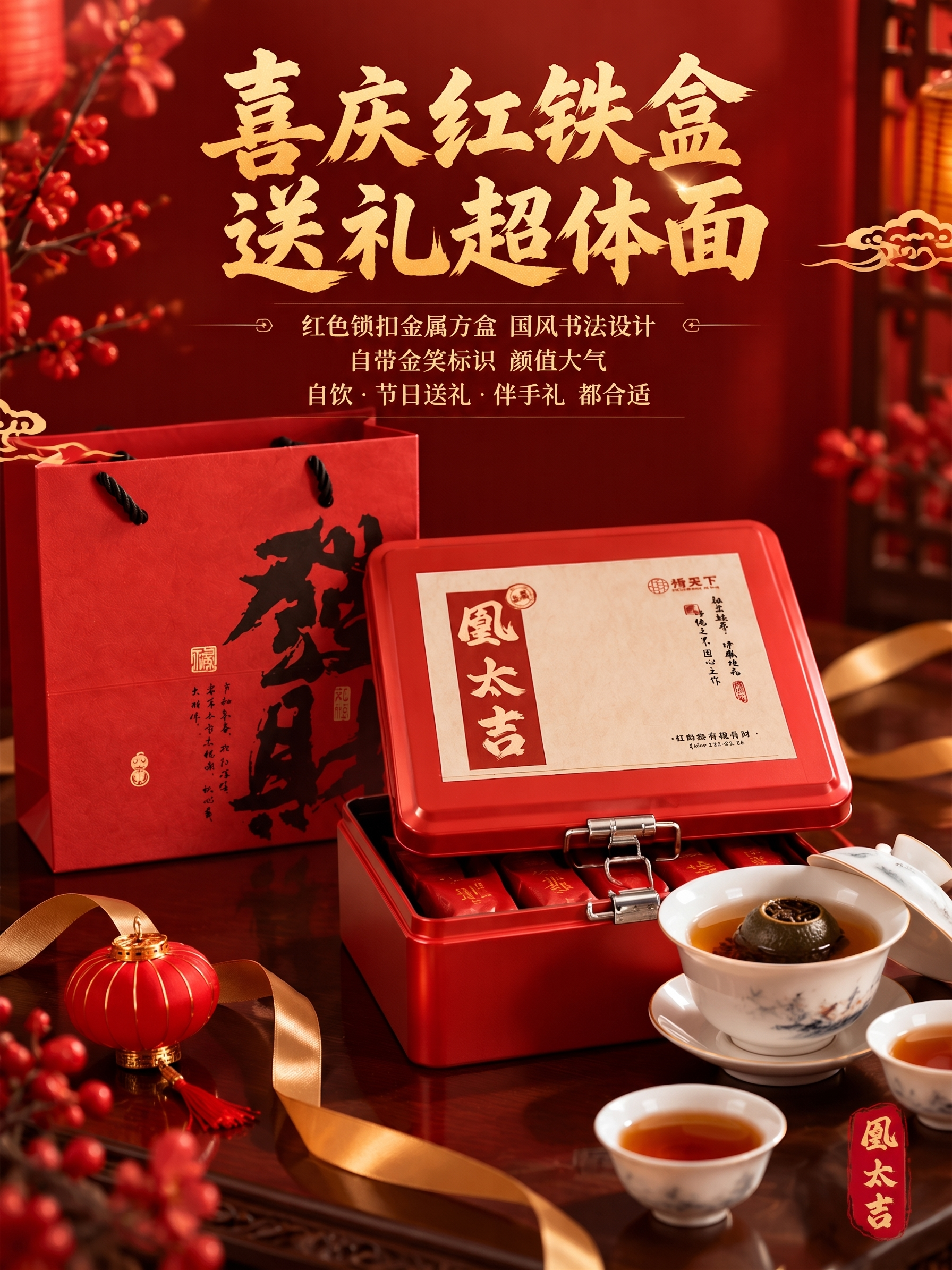 正方形盒子，只有左右两排的内包装产品，没有那么多排 - 图片创意预览
