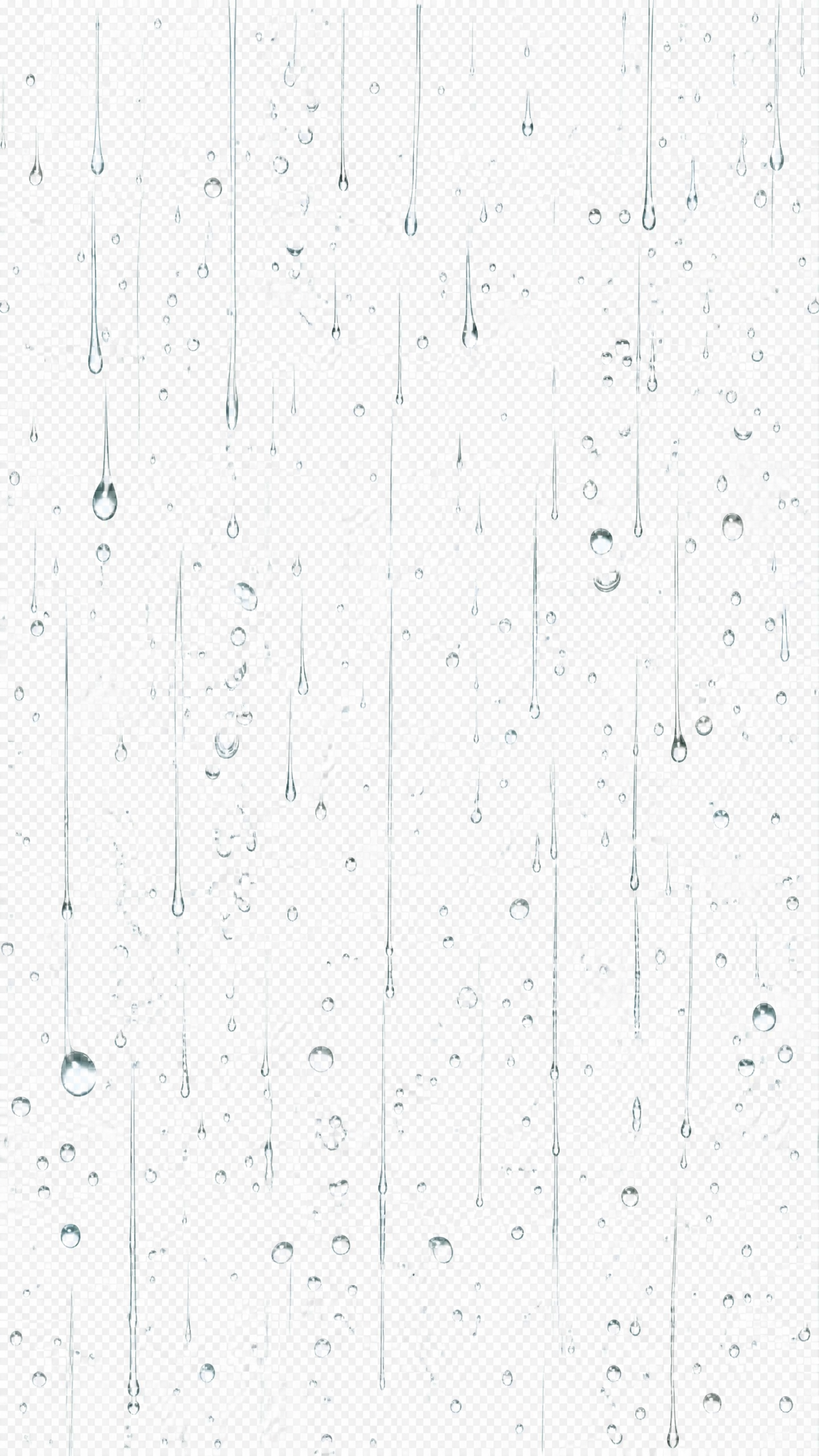 将图片中的雨水素材（雨滴、雨丝、水珠）完整抠取出来，去除所有背… - 图片创意预览