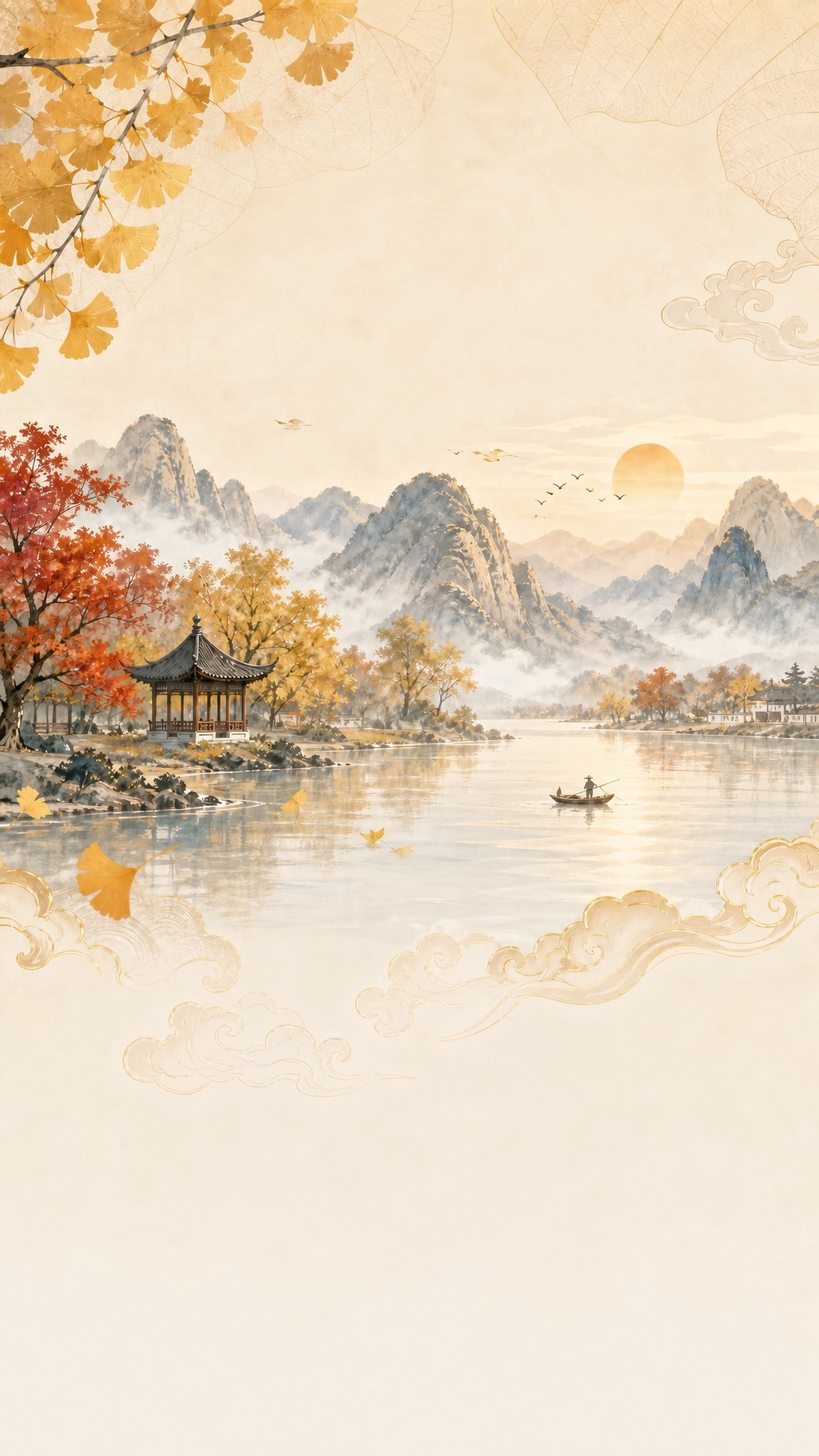 去除画面中所有文字，包括主标题、副标题、印章文字、底部所有文案… - 图片创意预览