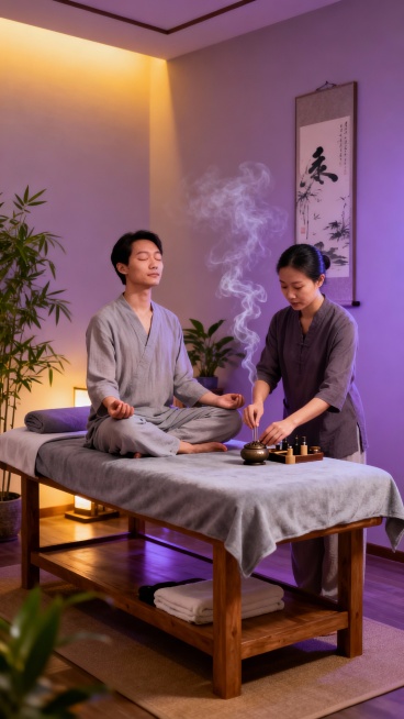 生成50张上面全身按摩照片预览效果