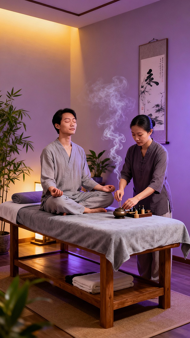 生成50张上面全身按摩照片