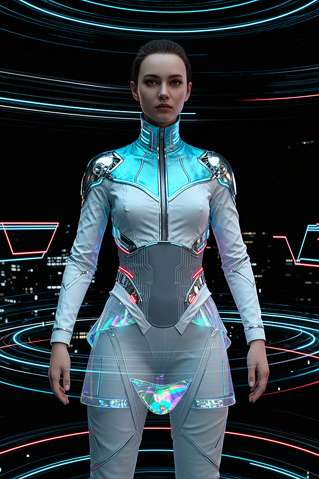 把这身衣服穿在人的身上