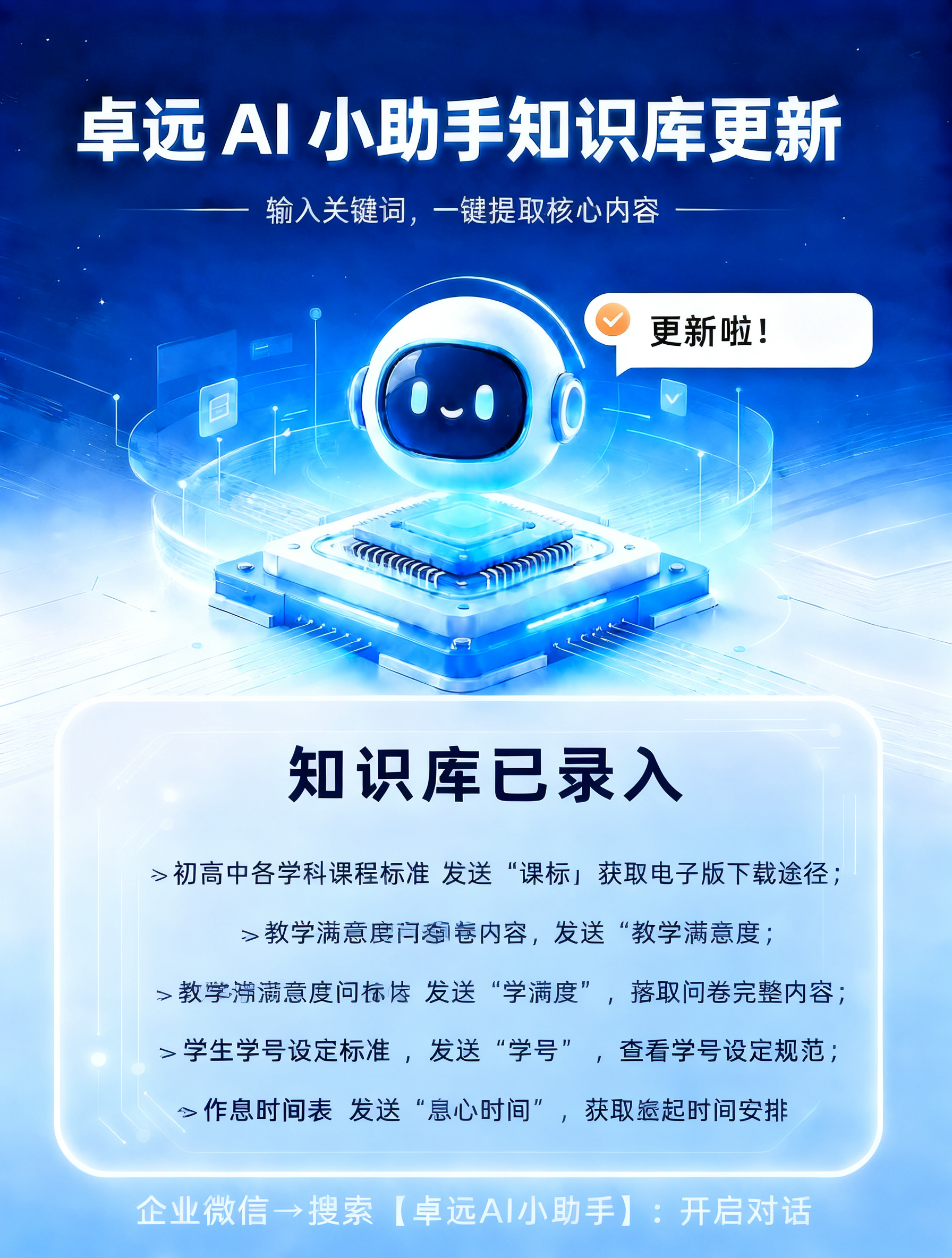 修改图片内容：1. 机器人右侧气泡中的文字"教师的师德师风相关… - 图片创意预览