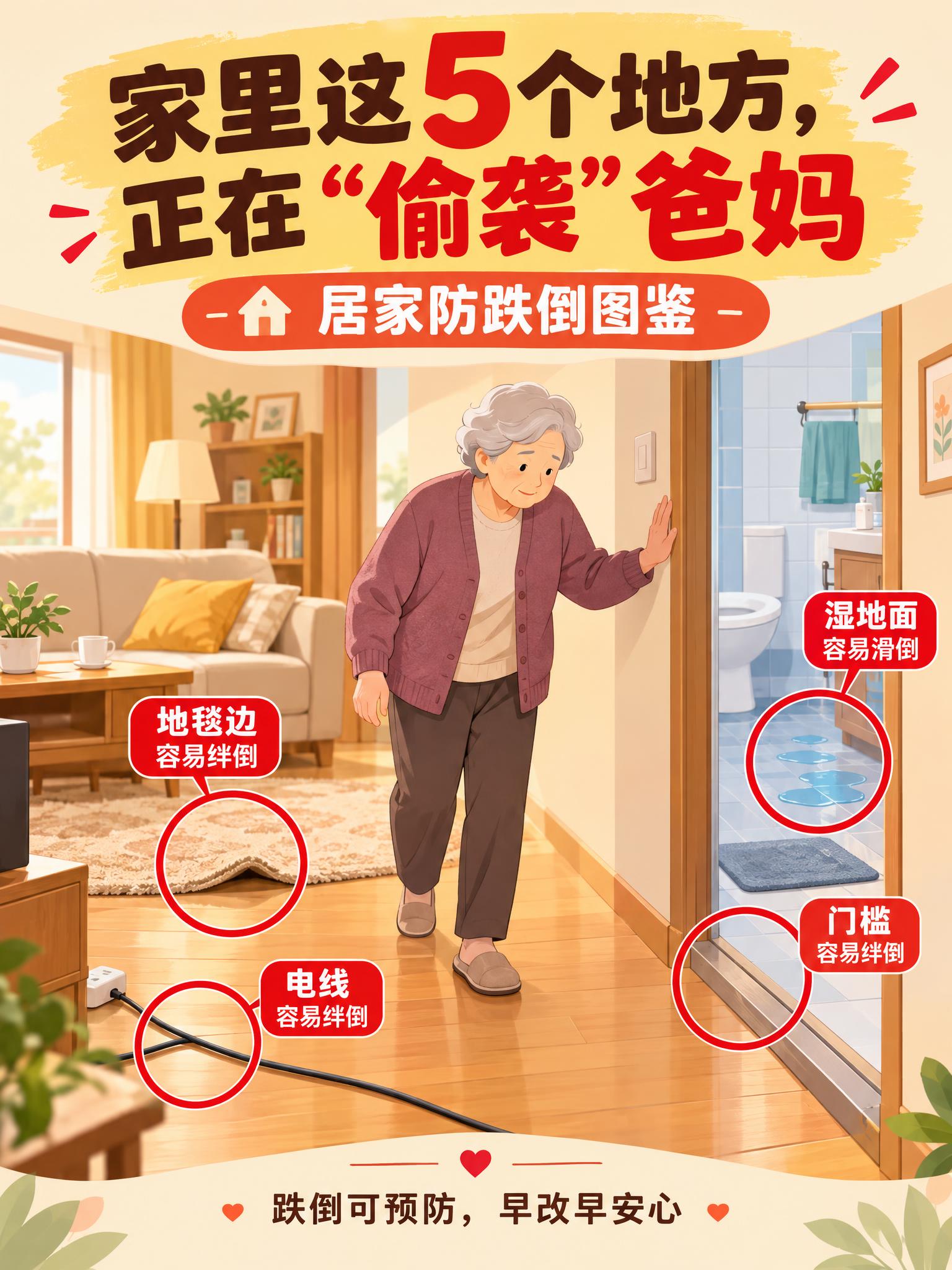 生成一张竖版3:4健康科普封面插画（扁平矢量插画风格，整体暖色… - 图片创意预览