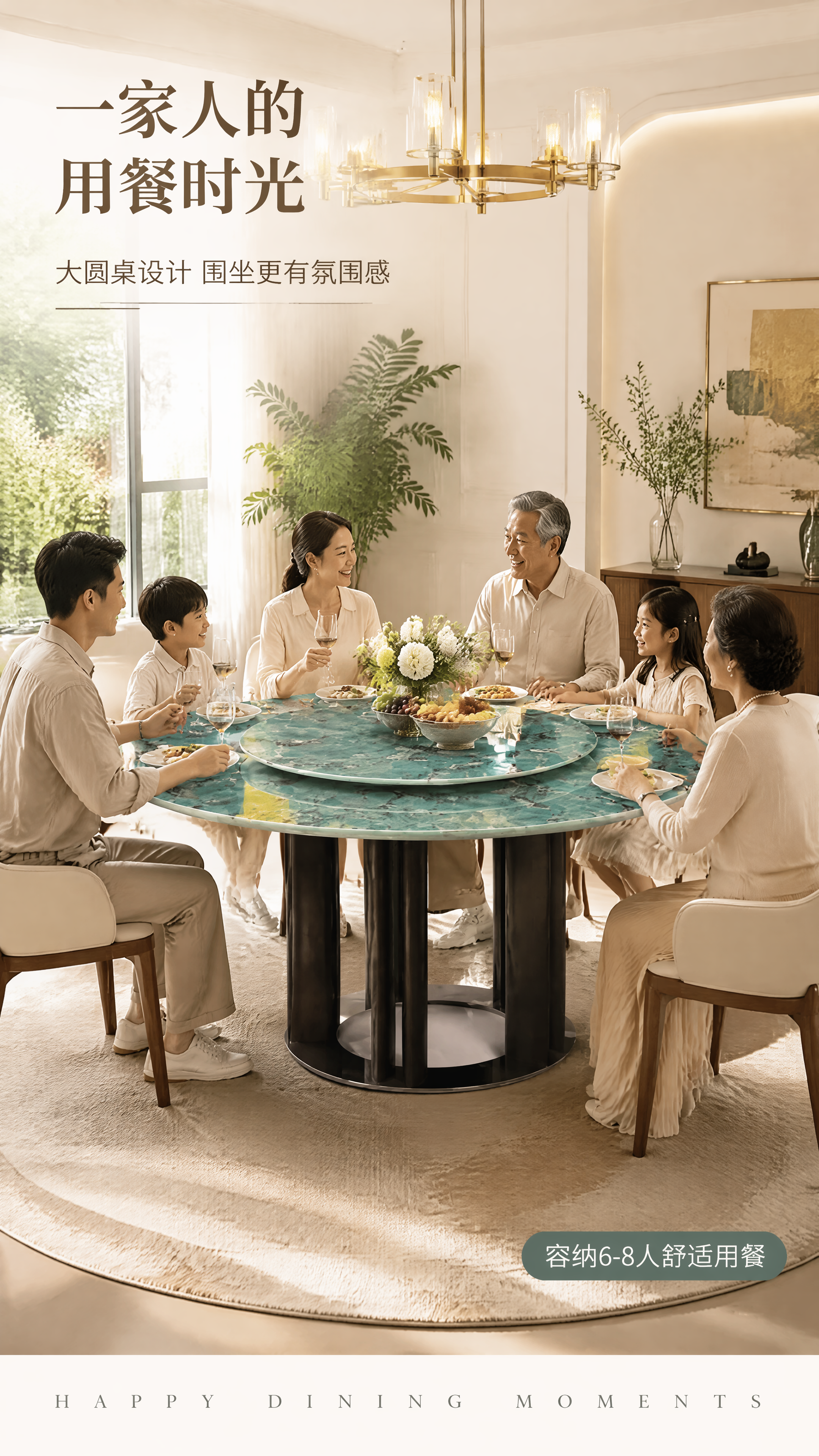 [第5张] 场景体验页-DT-8854餐桌家庭用餐场景沉浸展示… - 图片创意预览