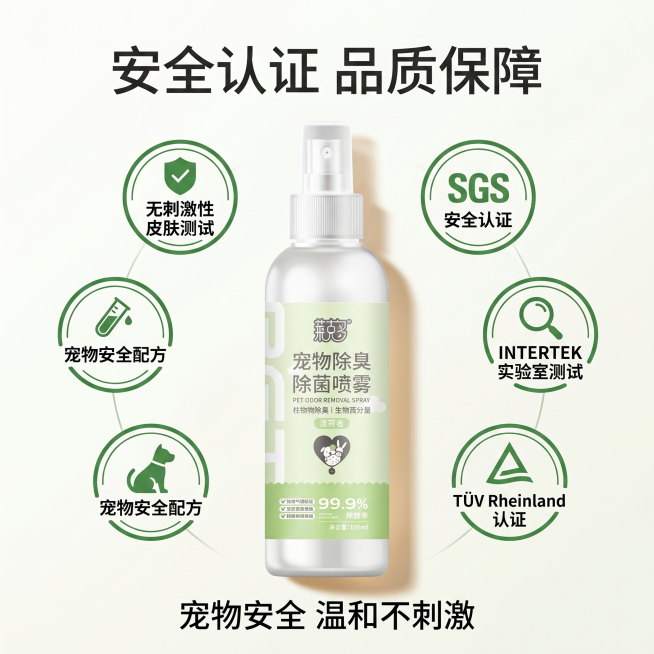 [主图-10] 权威安全认证展示图，增加信任促进转化。
[氛围风格] 专业可信，简洁干净。
[画质] 商业摄影质感、光线柔和通透、产品清晰真实、画面干净高级。
[元素] 产品居中放置，周围展示权威认证预览效果