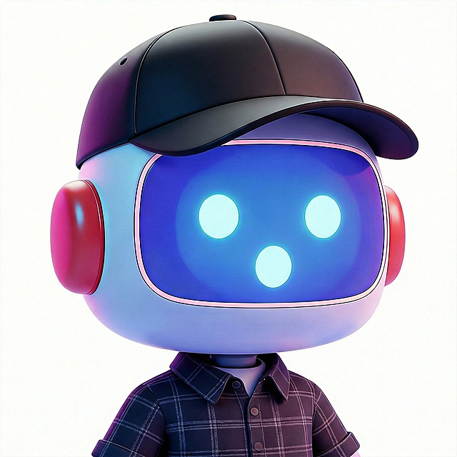 将程序员机器人的表情替换为惊讶的表情