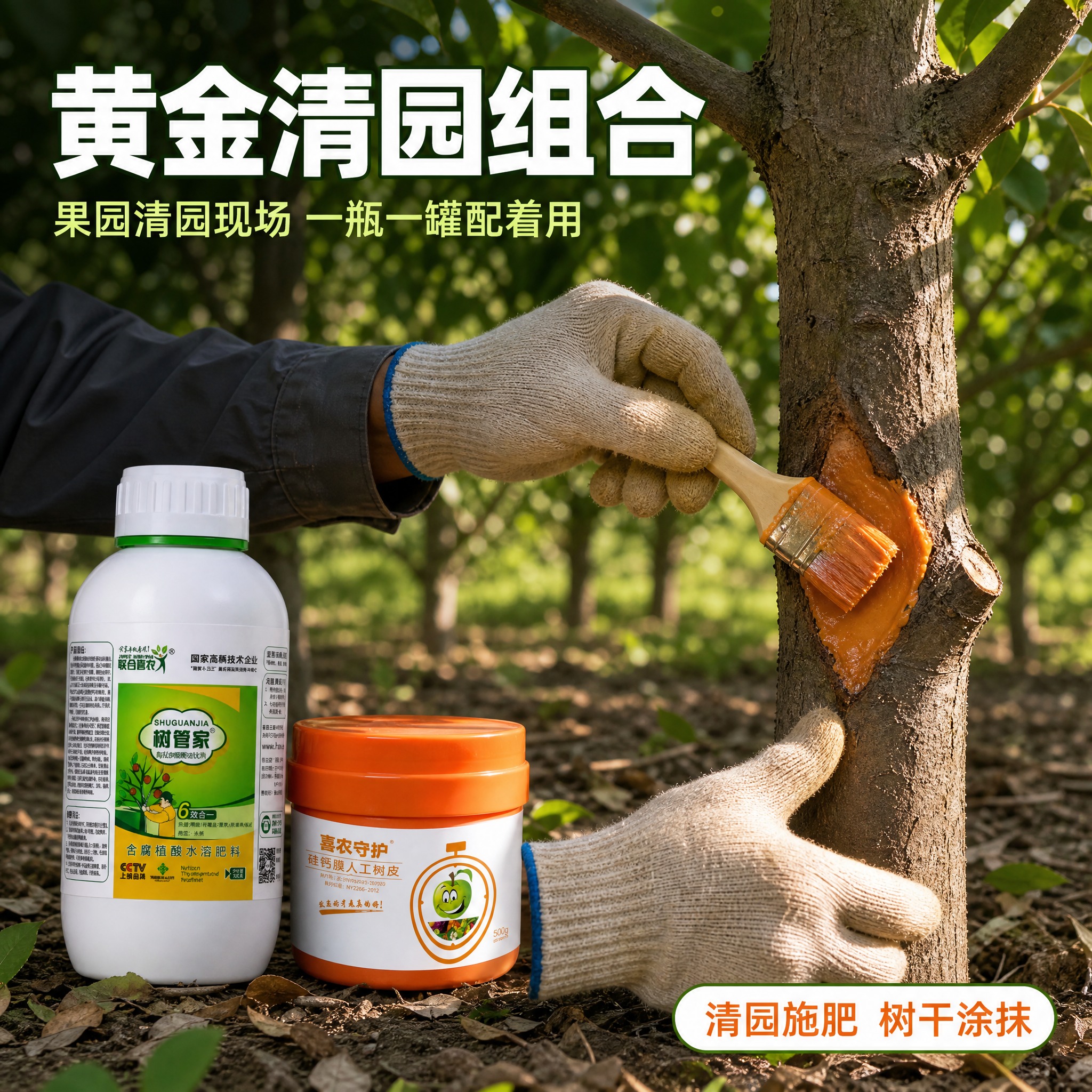 [主图-3] 黄金清园组合 真实果园使用场景图，唯一任务是呈现… - 图片创意预览