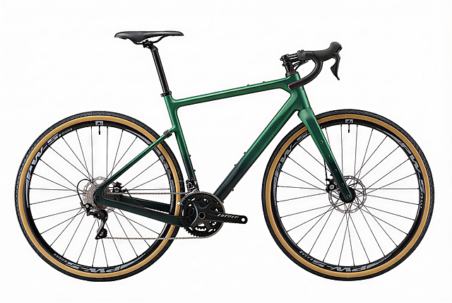 车架及前叉颜色替换成深绿色到深深绿色渐变色，其他不变