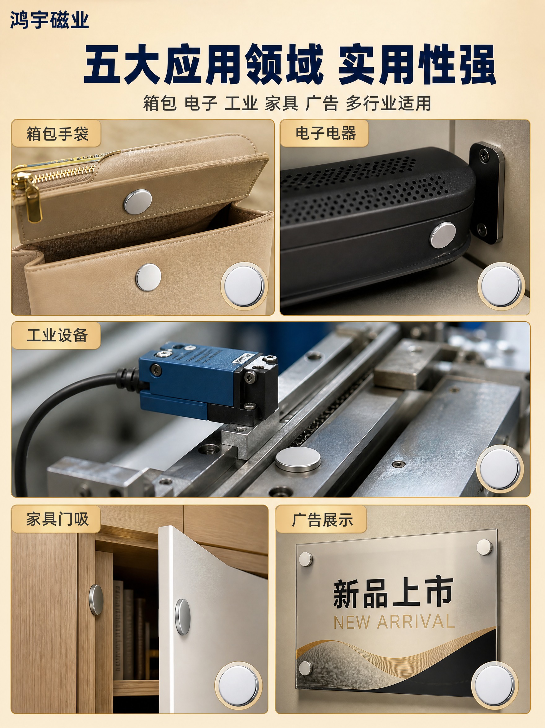 [商品] 使用【图1】【图5】圆形单面磁铁片产品；保留圆形磁铁… - 图片创意预览
