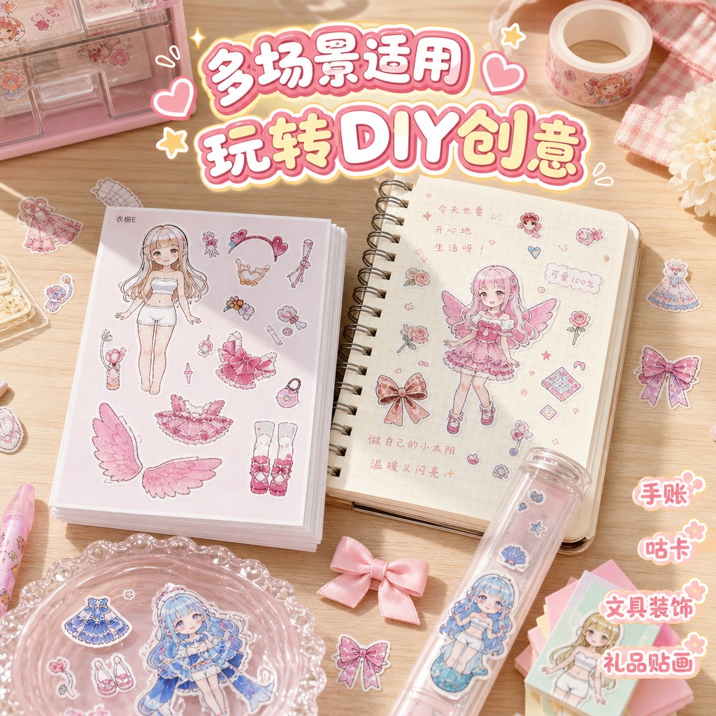 [主图-4] 场景玩法 应用展示。 [统一基调] 甜美可爱软萌… - 图片创意预览
