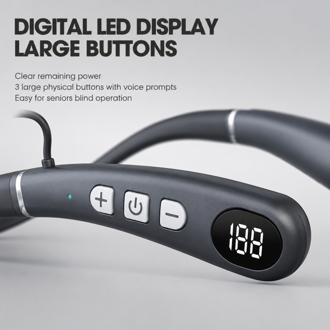 [主图-5] Detail features close-up display: LED power display and buttons.
[氛围风格] Macro detail display,预览效果