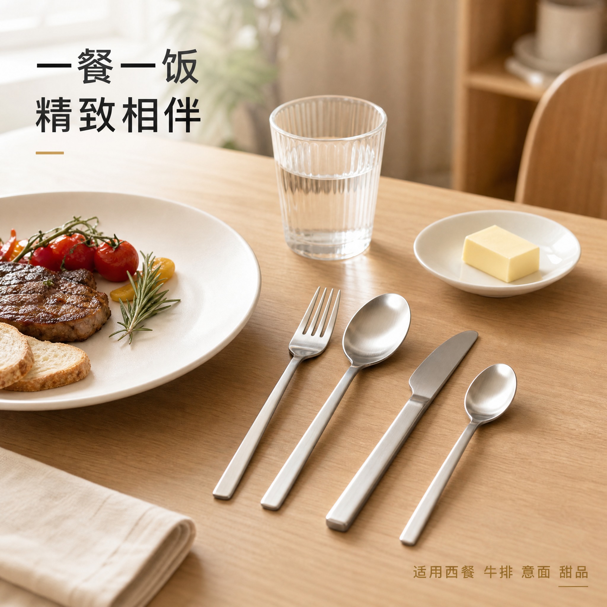 [主图-4] 真实使用场景 餐桌使用氛围。 [统一基调] 整体… - 图片创意预览