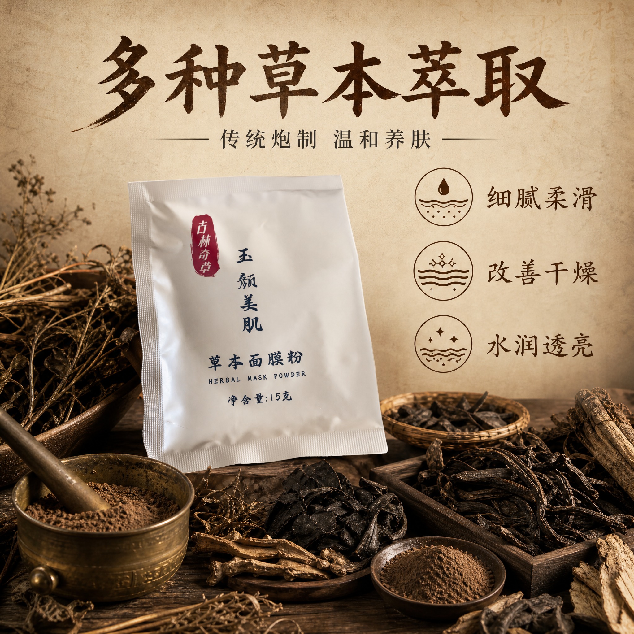 [主图-2] 核心功效成分解析，突出多种草本萃取的功效证据。… - 图片创意预览