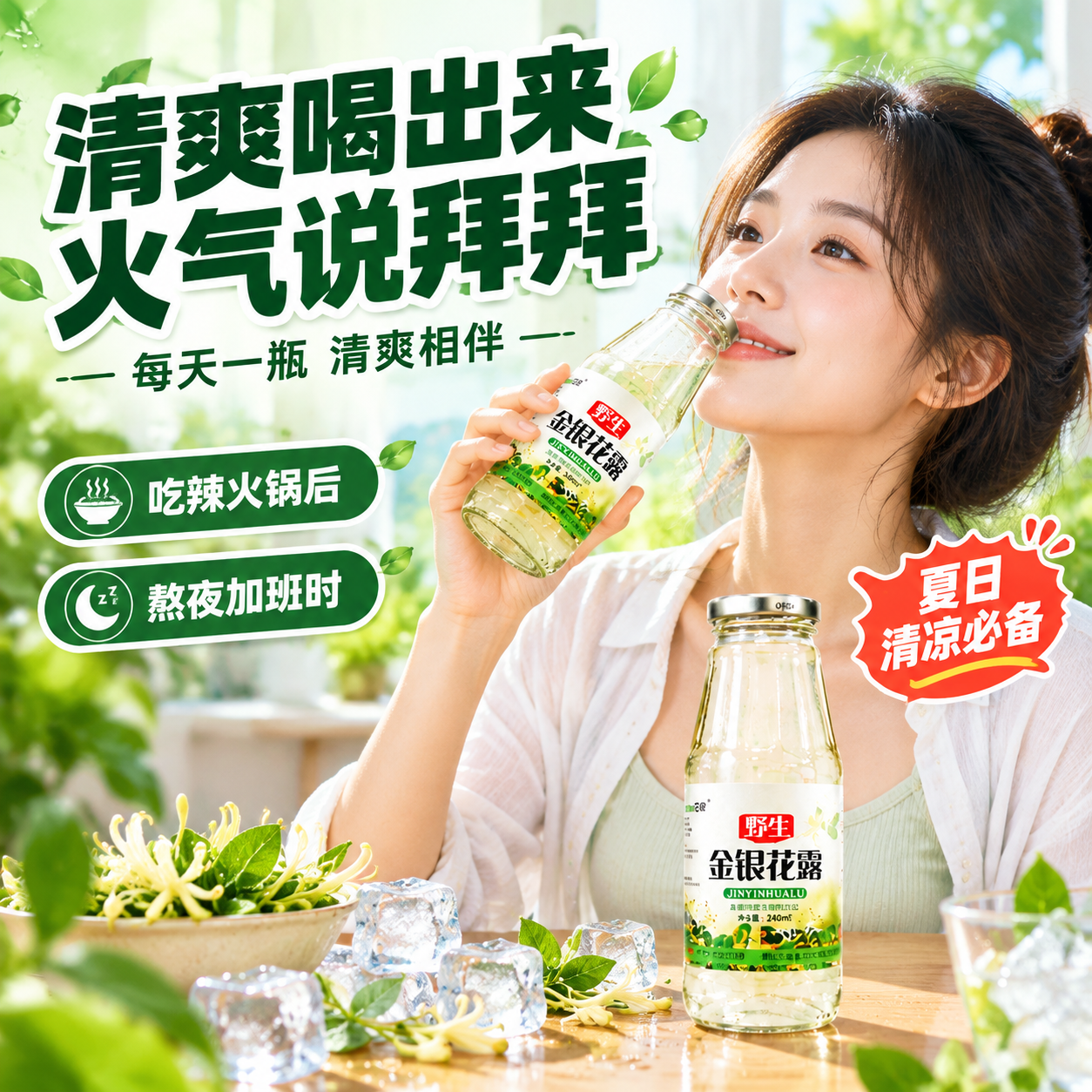[主图-4] 场景种草体验图，核心任务：展示夏日居家/办公饮用… - 图片创意预览