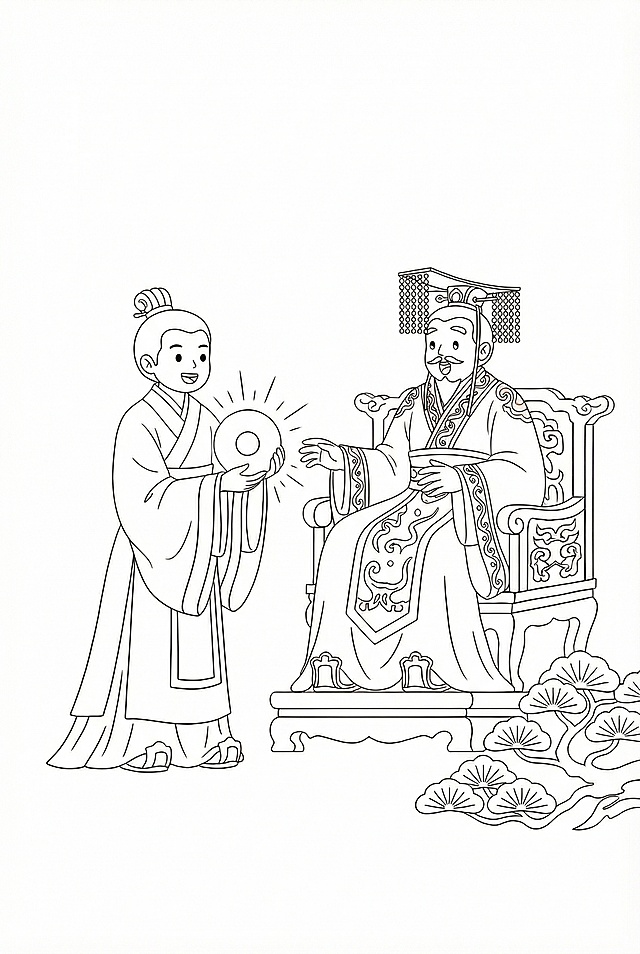 改为线稿