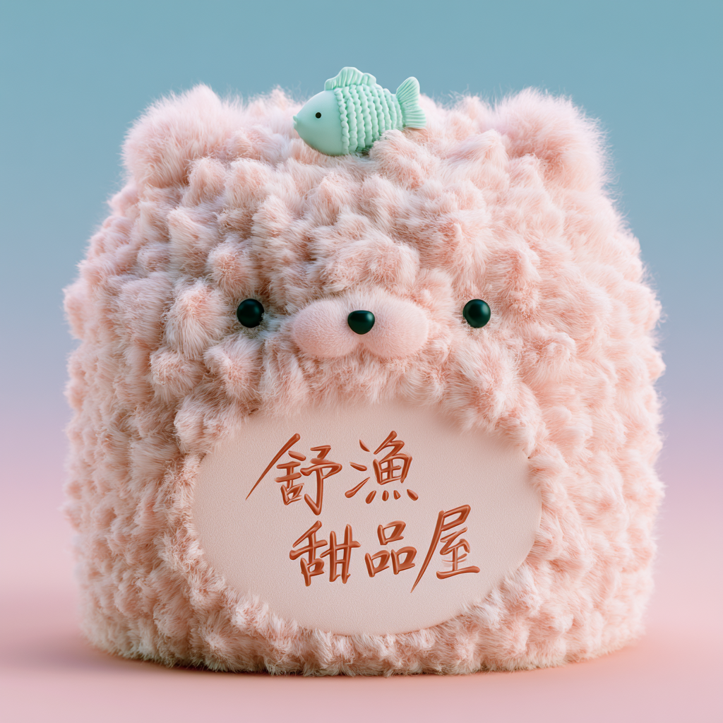 A sweet and healing cream-style… - 图片创意预览