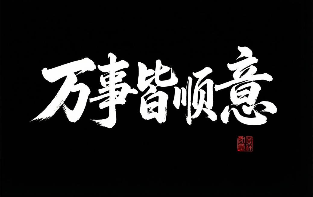 万 事 皆 顺 意预览效果