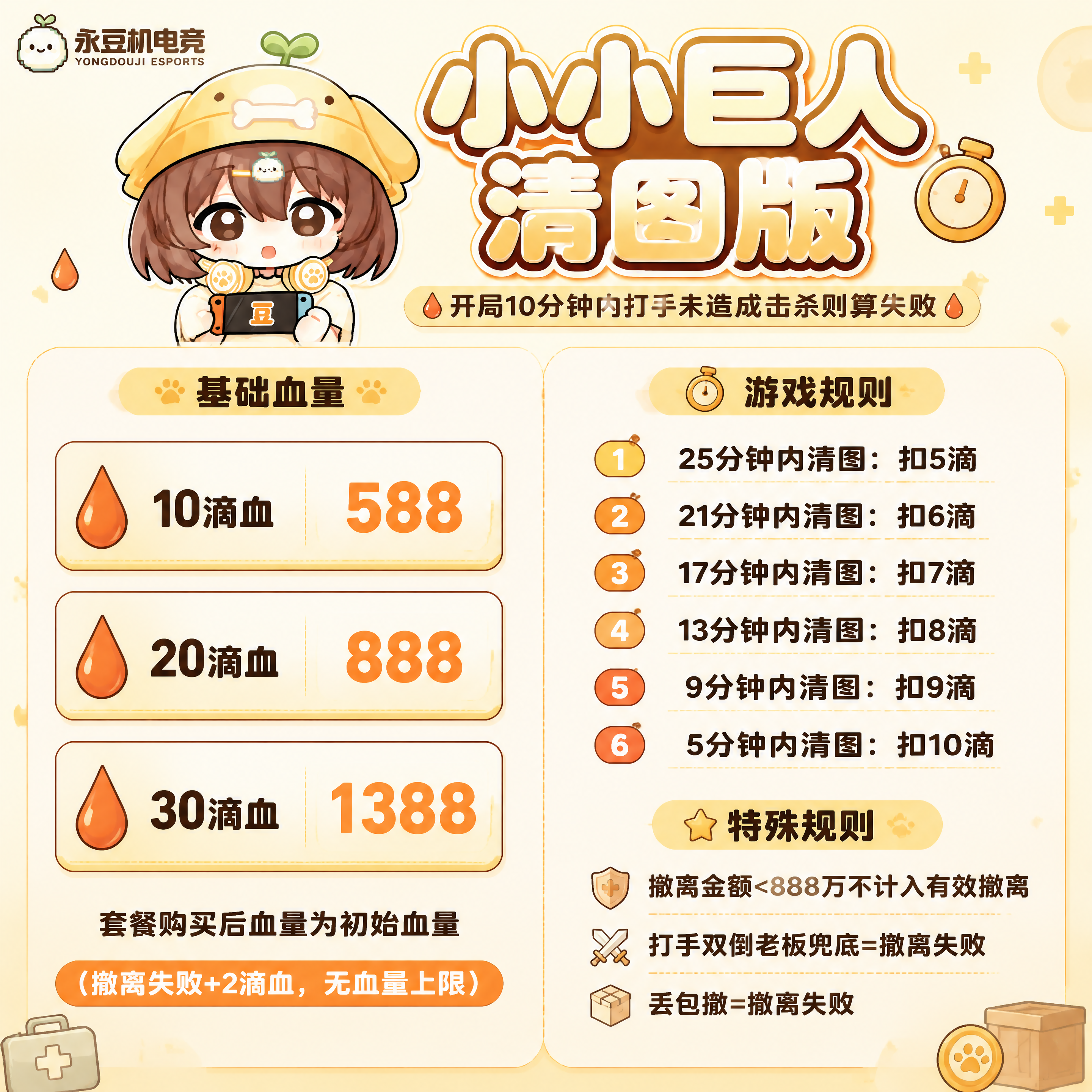 永豆机电竞趣味单价格表 - 小小巨人清图版详情页，浅黄色简约风… - 图片创意预览