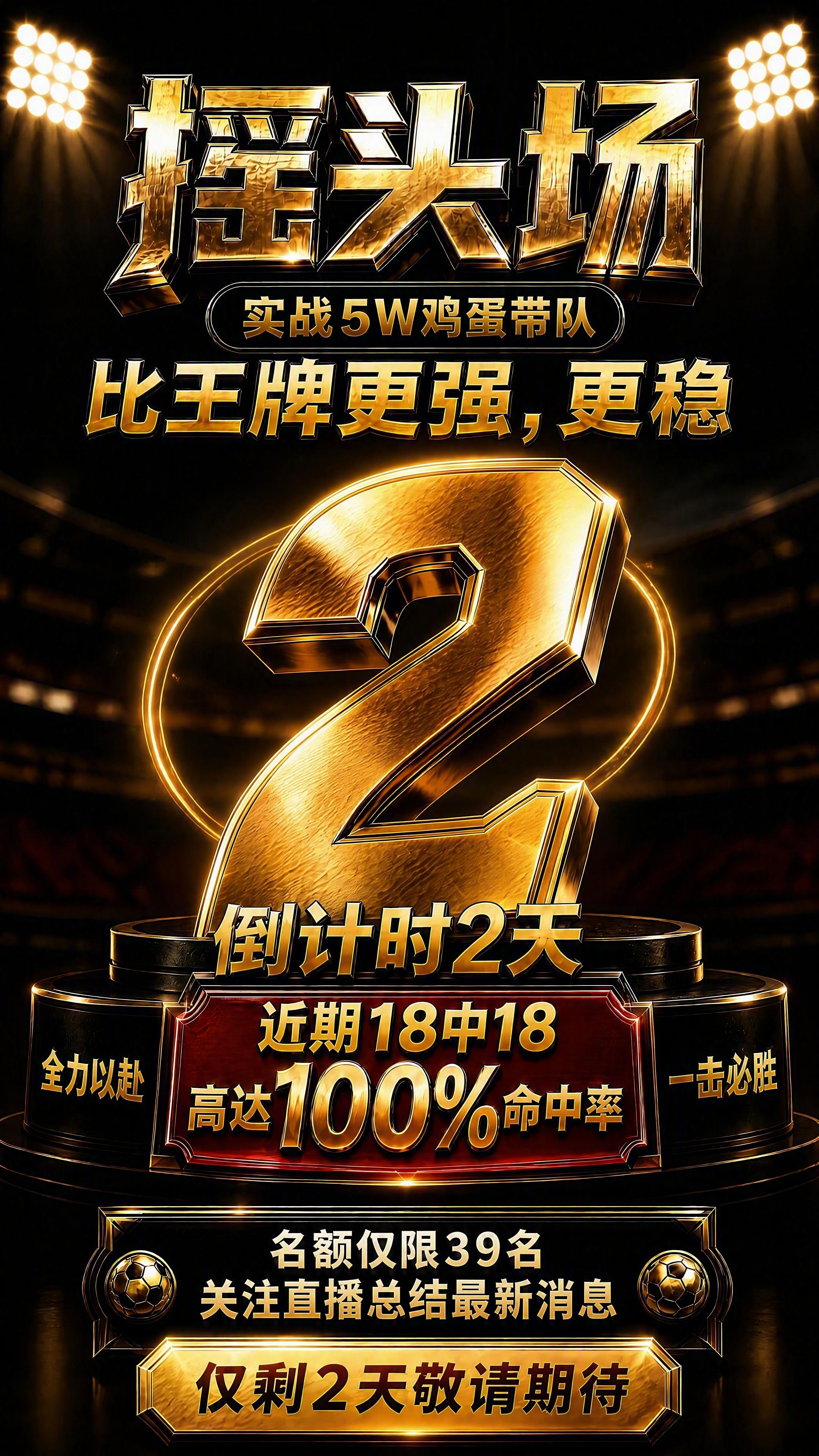 将海报中所有的数字'3'替换为数字'2'，包括：1. 中央巨大… - 图片创意预览