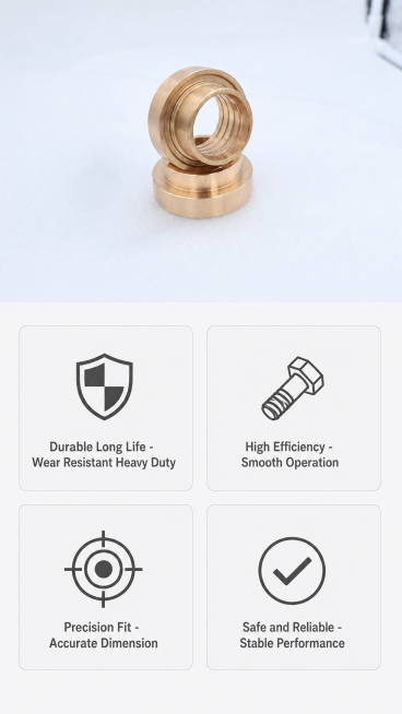 [Screen 2] This screen is core selling points overview page for Alloy Copper Rock Drill Accessories.预览效果