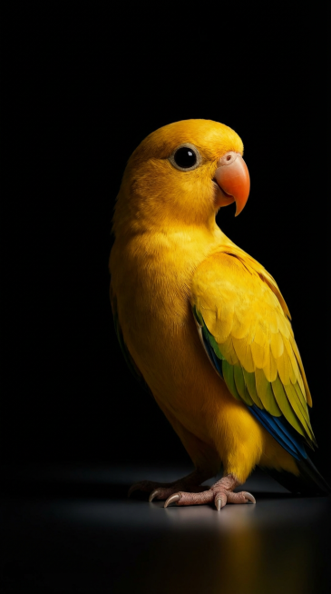 将图中的背景改为黑色光影，保持画面的和谐预览效果