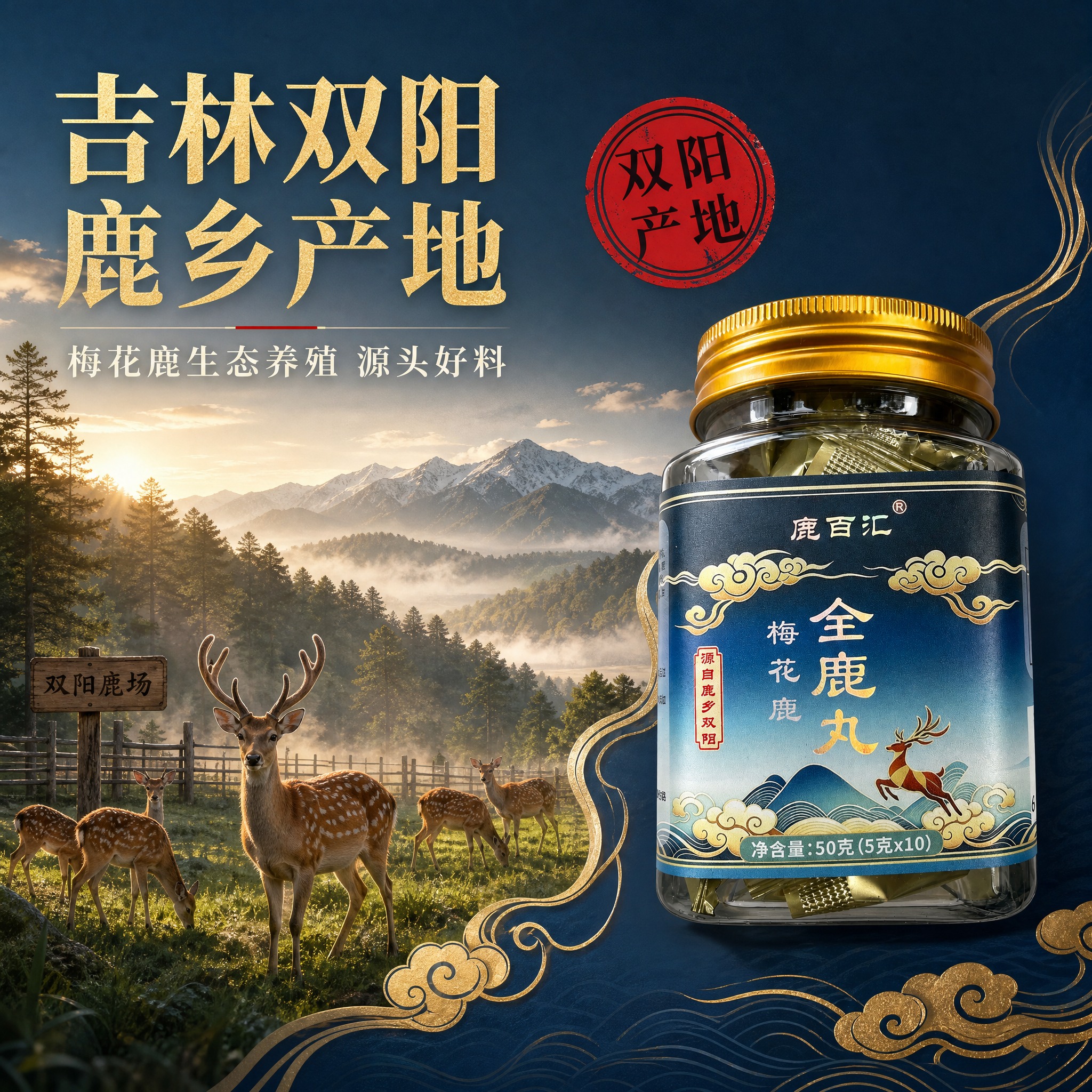 [主图-2] 产地溯源主题，突出"吉林双阳"核心产地优势，建立… - 图片创意预览