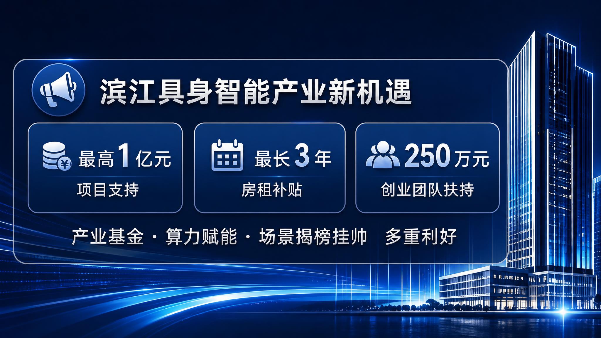裁剪这张长图的'滨江具身智能产业新机遇'板块区域，从喇叭图标和… - 图片创意预览