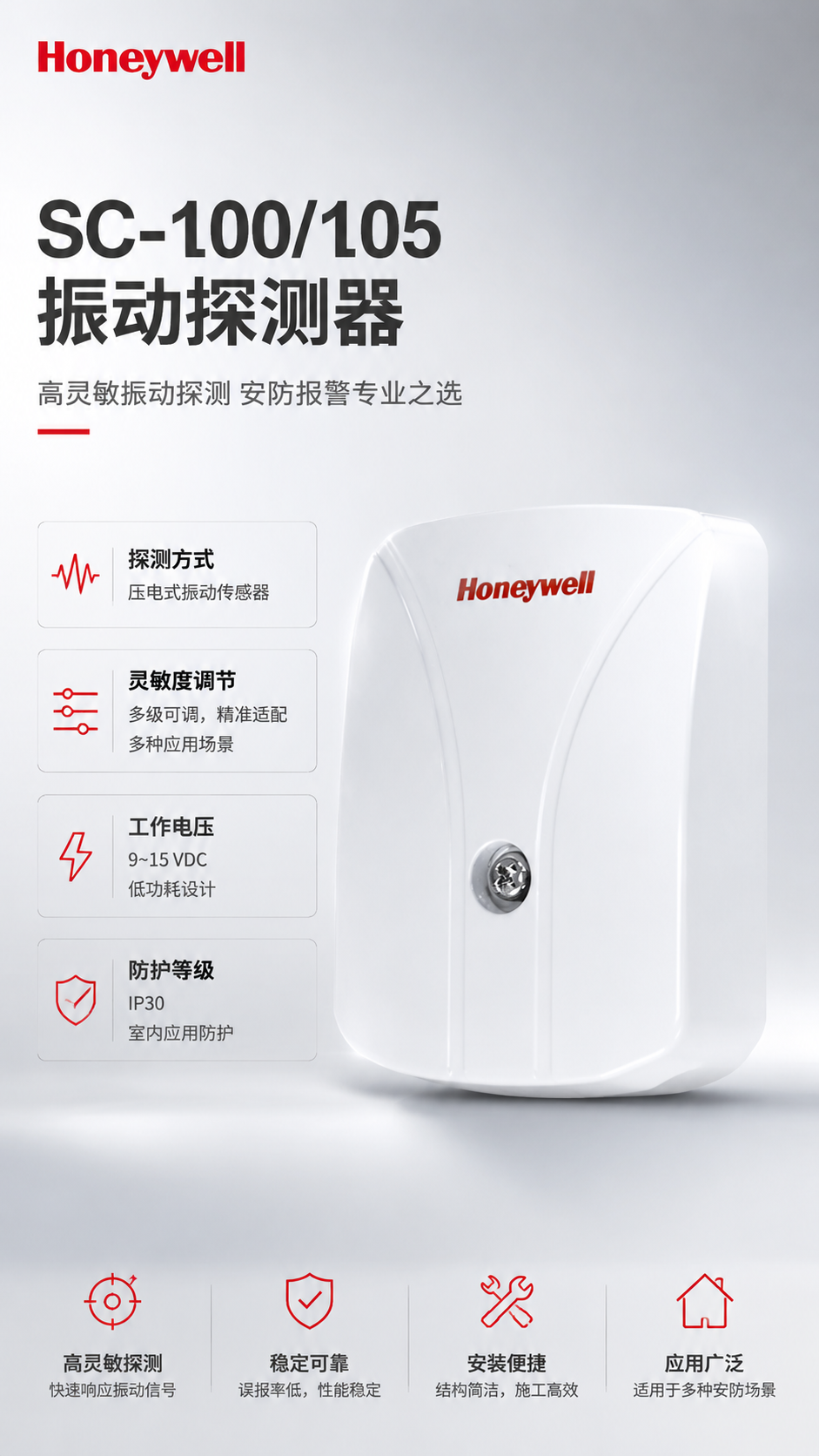 [商品] 使用【图1】SC-100/105 振动探测器；保留白… - 图片创意预览