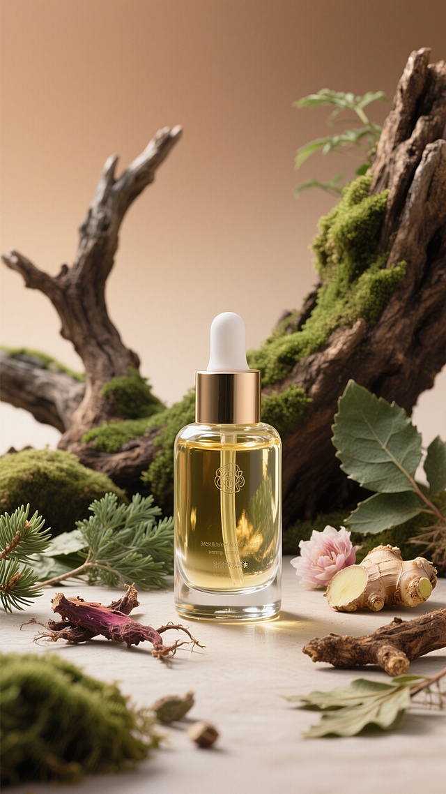 清新自然风，简约质朴设计，轻拟物手法展现植物精华，水彩质感增添柔和氛围。