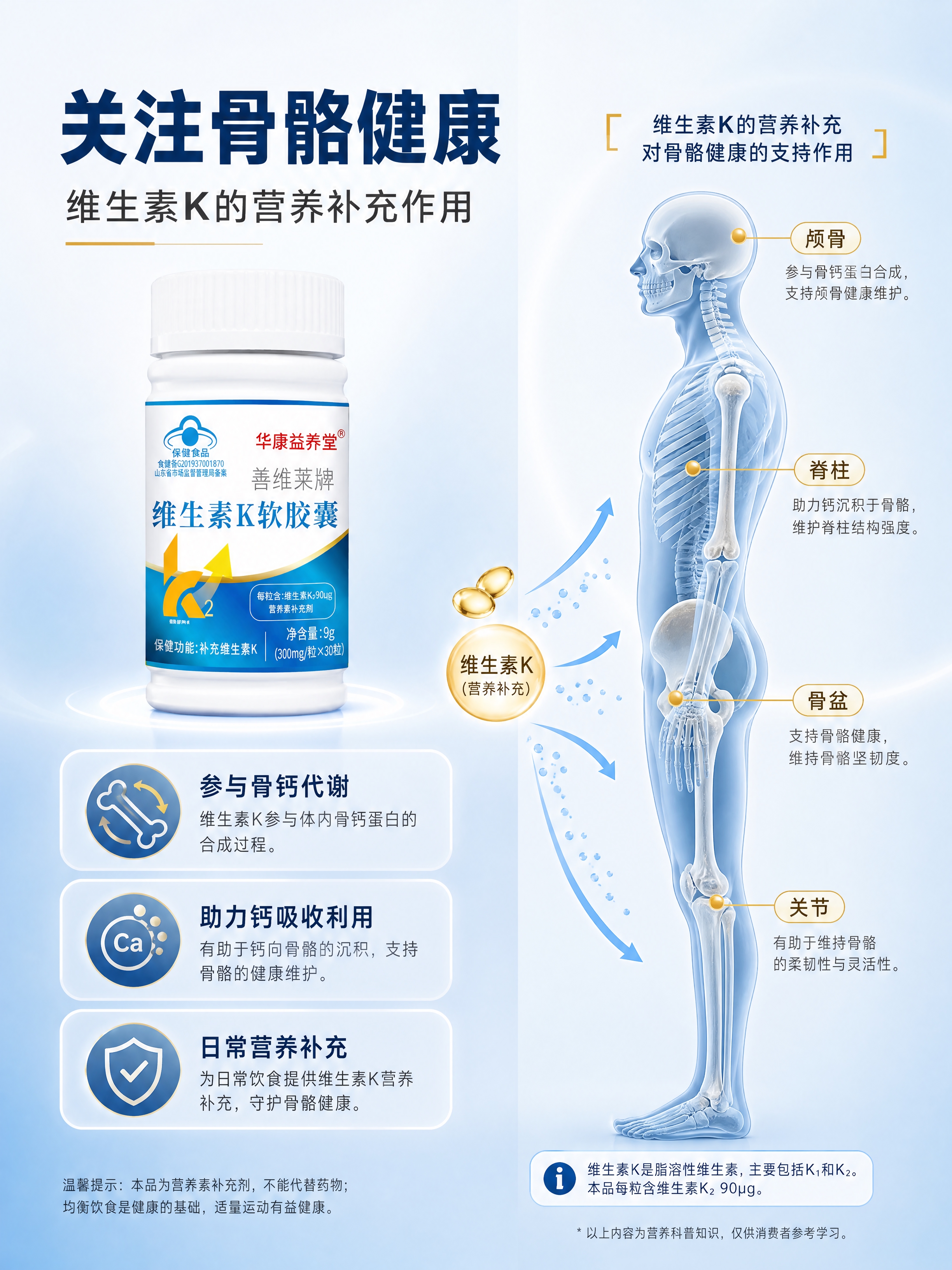 [商品] 使用【图1】华康益养堂善维莱牌维生素K软胶囊；保留全… - 图片创意预览