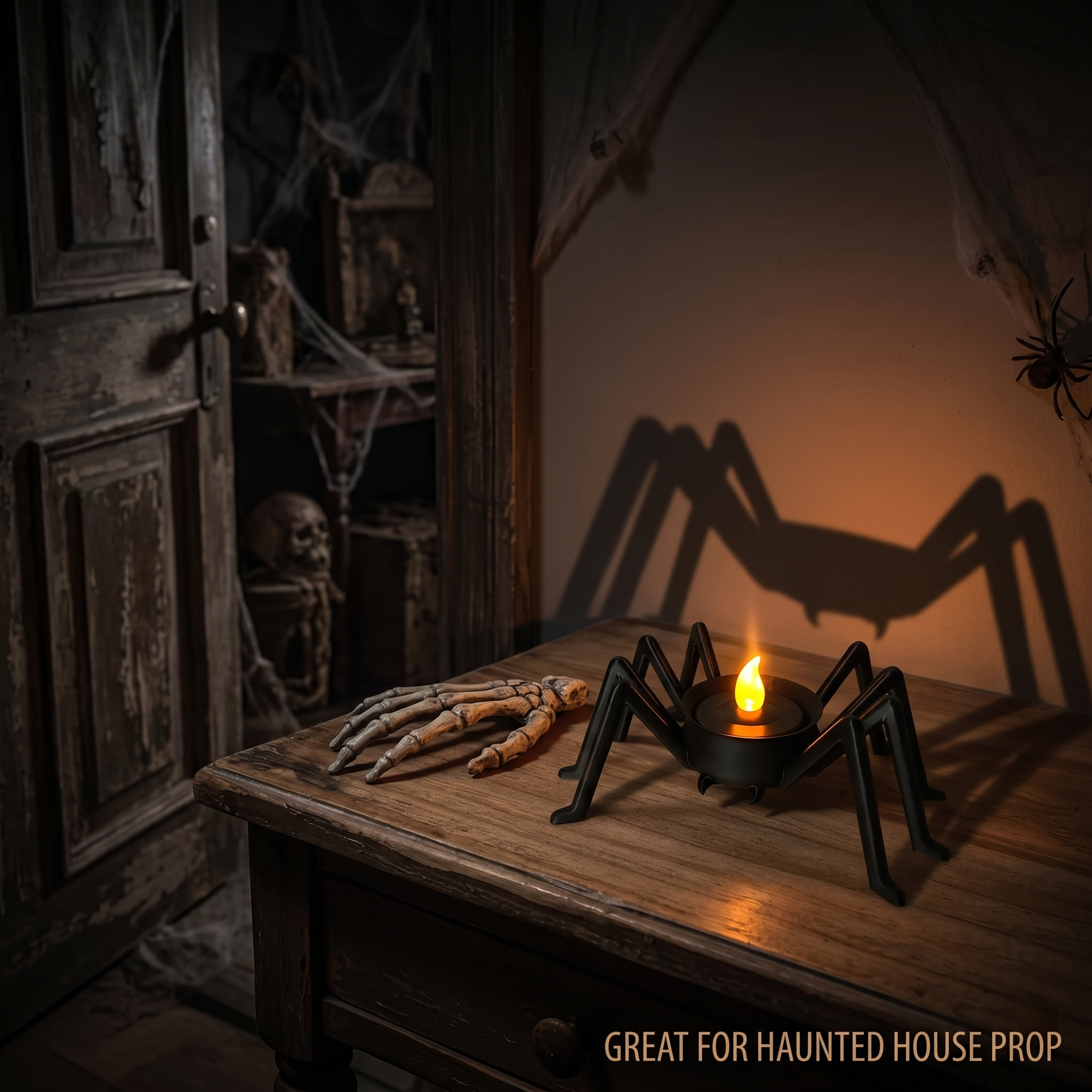 [Main Image 6] Spider candle ho… - 图片创意预览