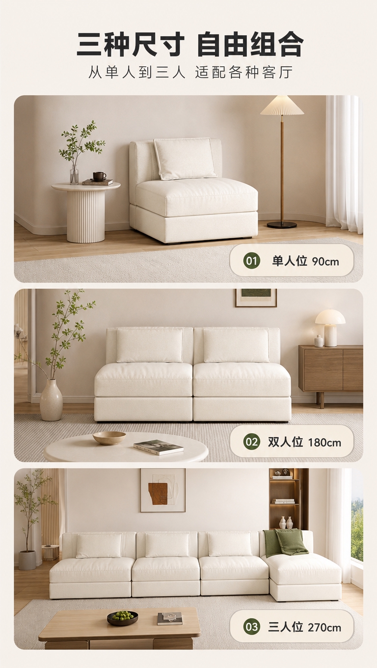[商品] 使用【图1】S8908尤尼达模块化方块沙发；保留方块… - 图片创意预览