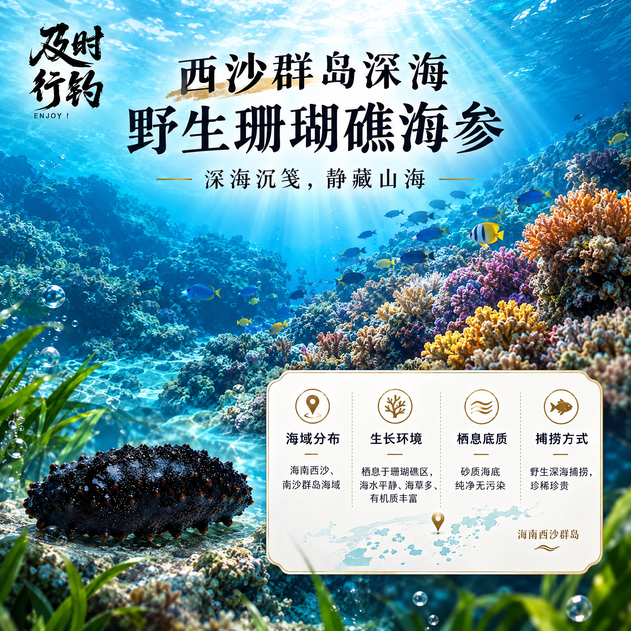 [商品] 使用【图1】野生三沙黑海参；保留海参深黑褐色身体、肉… - 图片创意预览