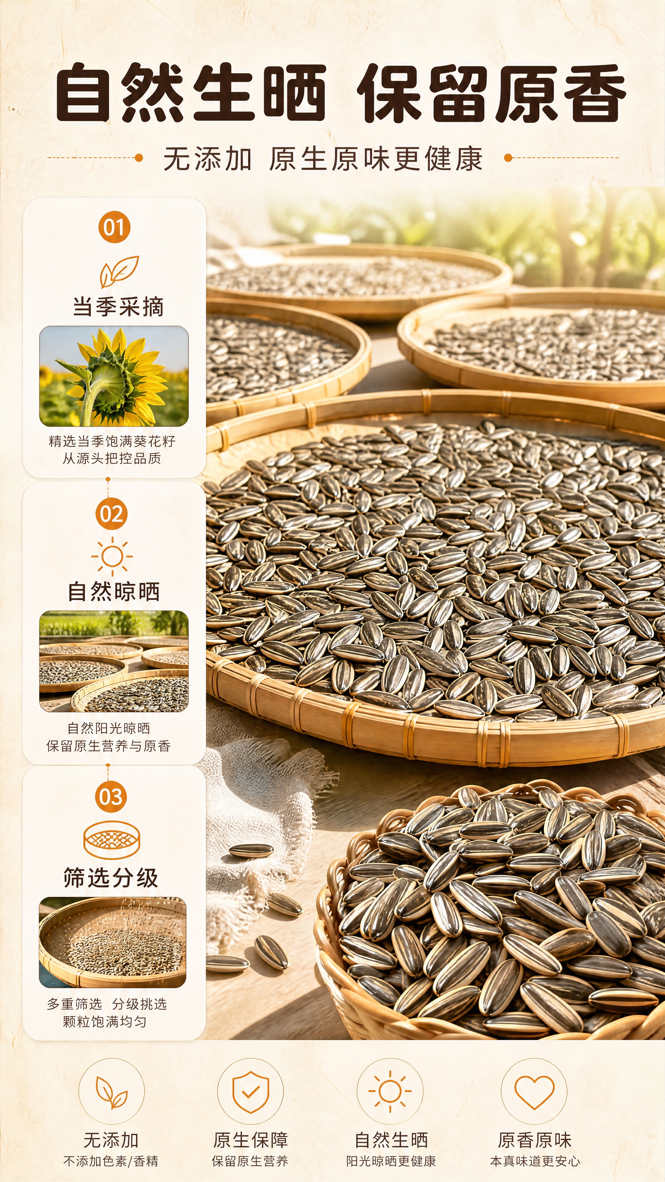 [商品] 使用【图1】生葵花籽（生瓜子）；保留瓜子外壳条纹、形… - 图片创意预览