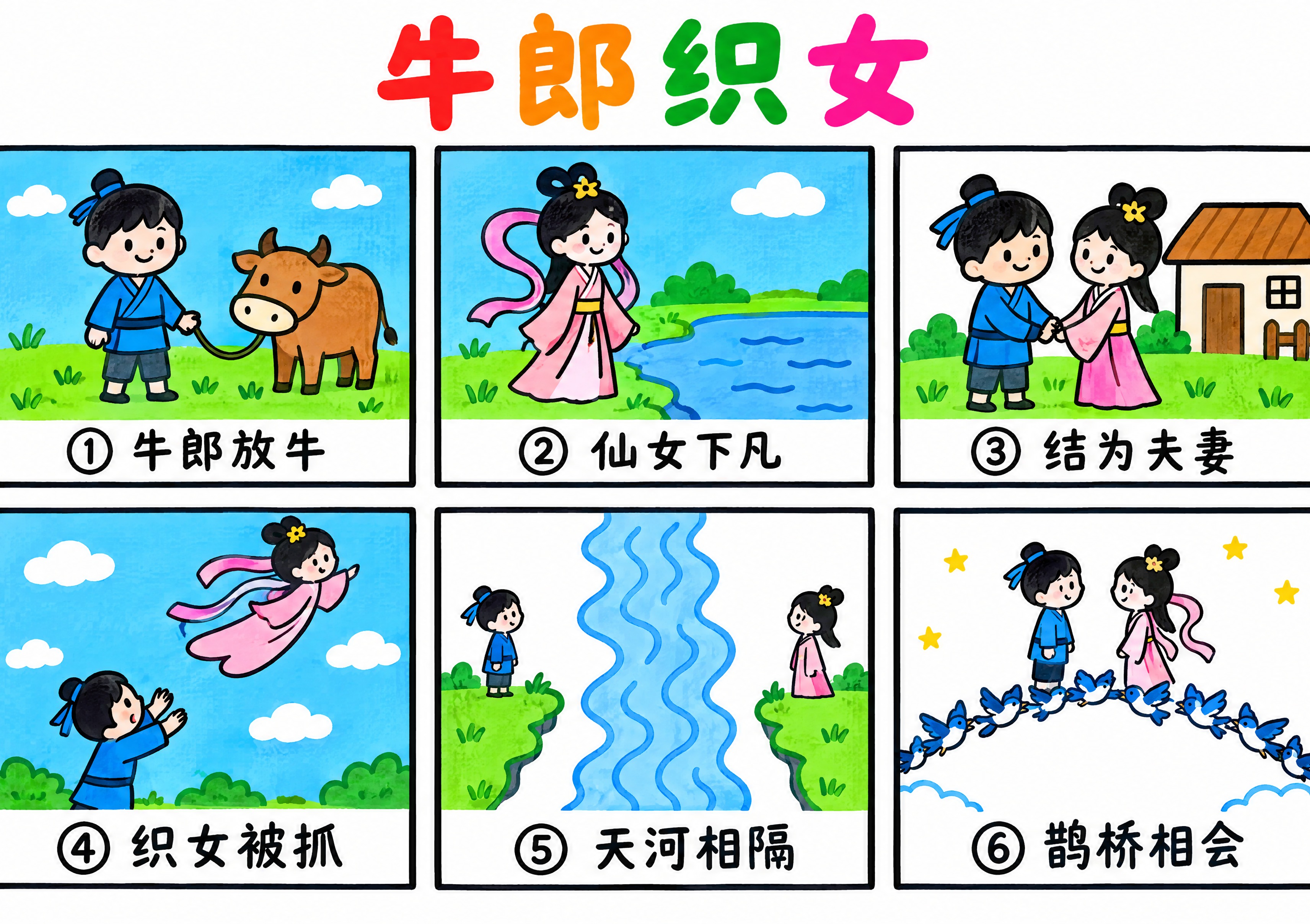 A4横版手抄报，比例297:210，纯白色背景，白纸马克笔手绘… - 图片创意预览