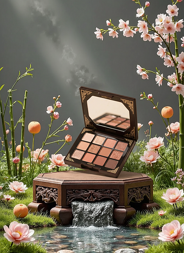 参考图2配色和场景元素，改变图1