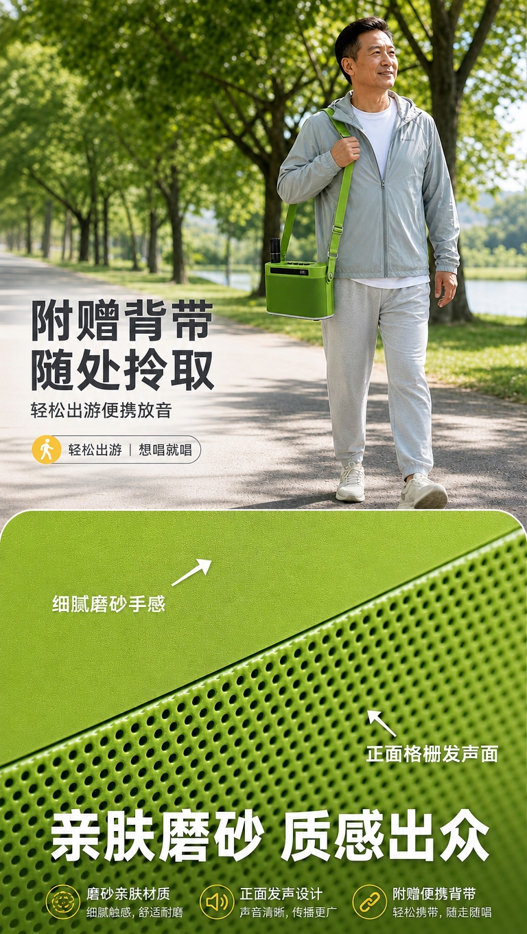 [商品] 使用【图6】和【图7】闻歌户外K歌蓝牙音箱；图6保留… - 图片创意预览