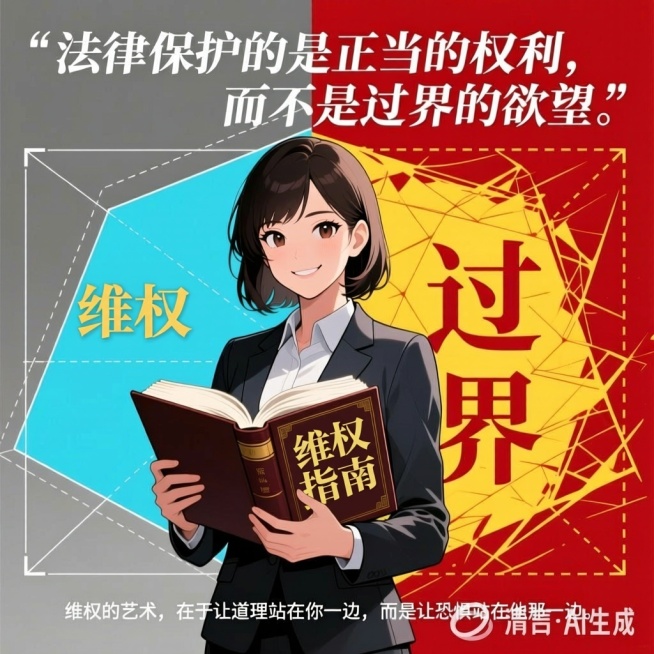 请将图中书籍名称改为“维权指南”预览效果