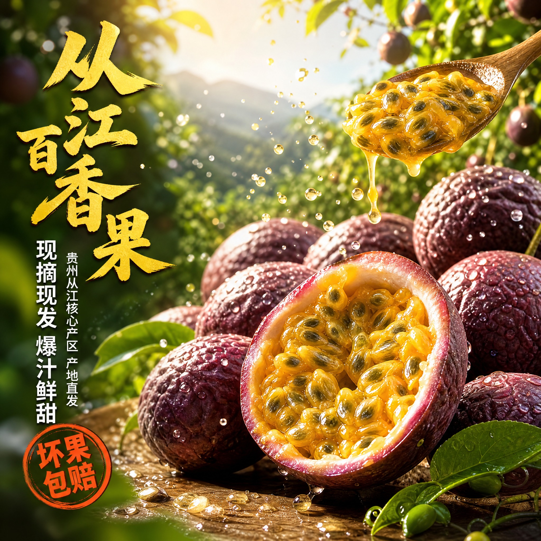[主图-1] 首图点击率 从江百香果爆汁诱惑 食欲感主视觉。… - 图片创意预览