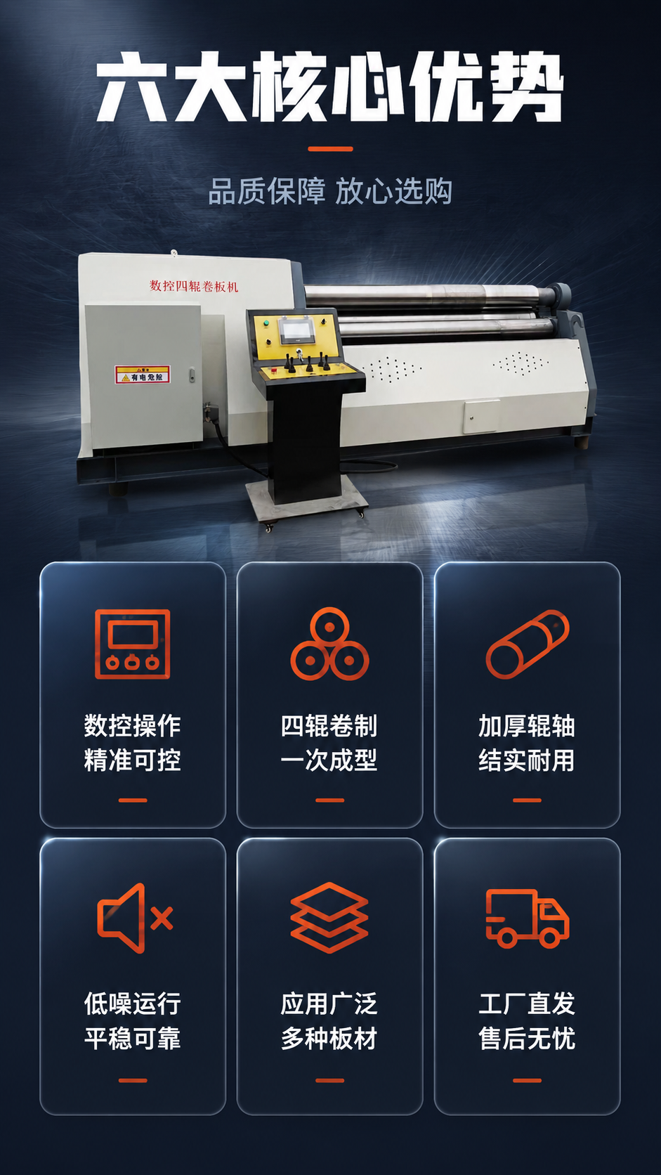 [商品] 使用【图1】数控四辊卷板机；保留整机结构、四辊辊轴、… - 图片创意预览