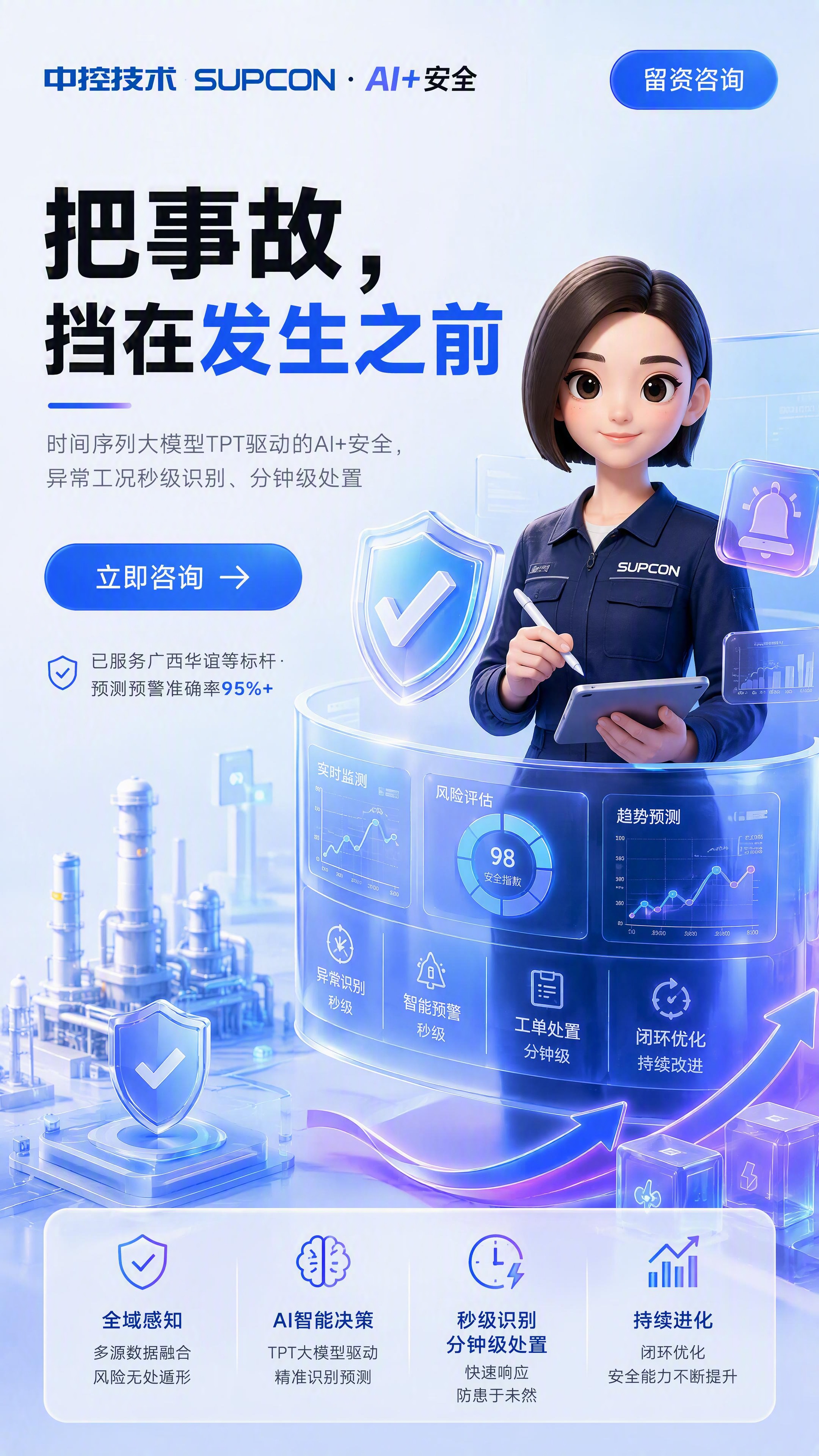 [第1张] 详情页头图主视觉 — 中控技术AI+安全工业安全解… - 图片创意预览