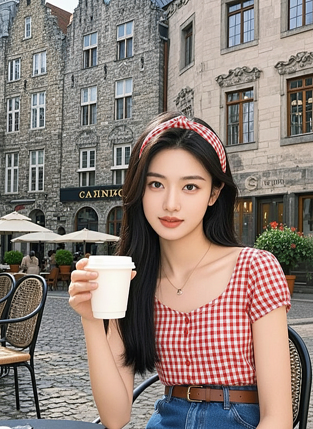 将图1的人物换为图2的服装