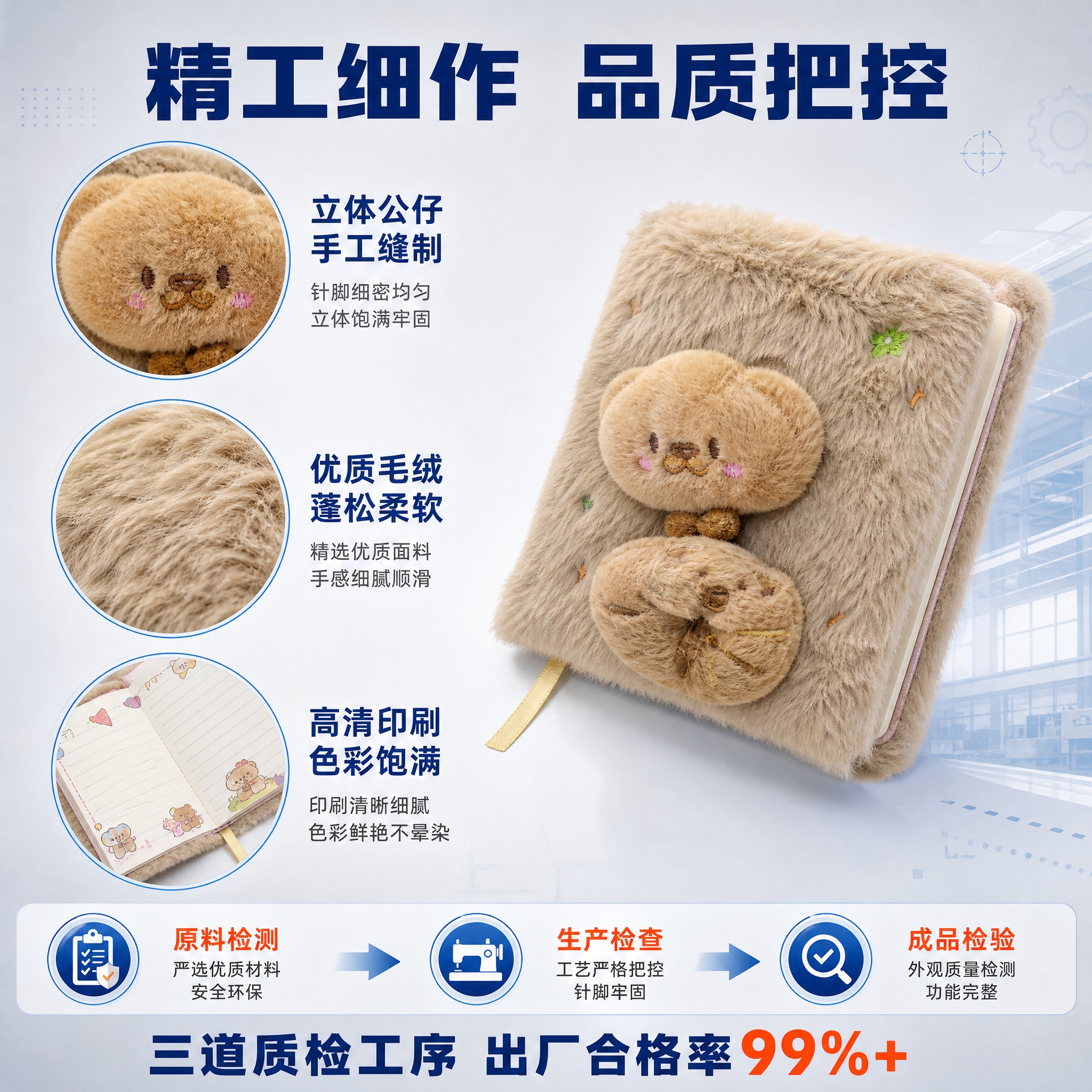 [主图-3] 产品细节+品控展示，突出工厂品控和产品做工细节。… - 图片创意预览