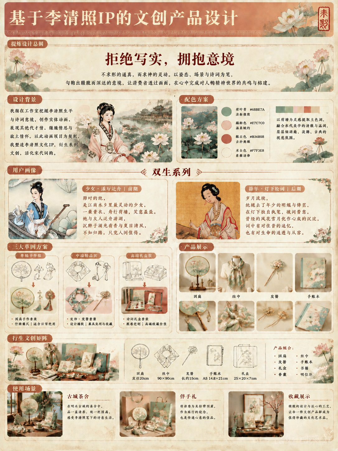 在这张展板的顶部主标题下方，新增一个"提炼设计总纲"板块，放在… - 图片创意预览