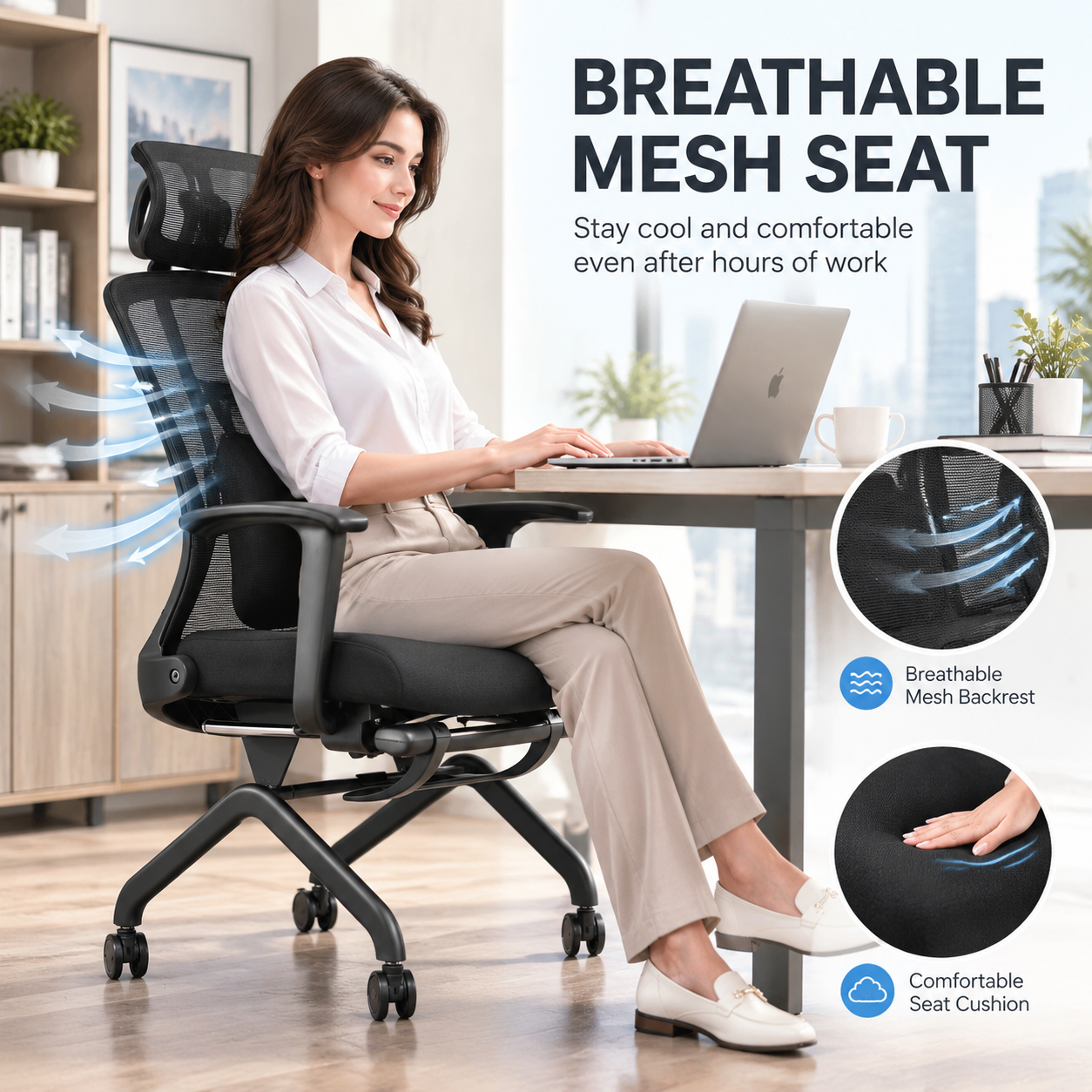 An office worker sitting on the… - 图片创意预览