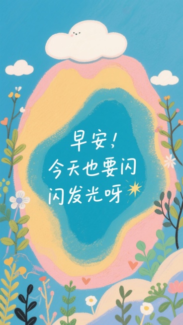 每日问候海报预览效果